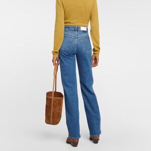 RE/DONE 90s High Rise Loose Jean in High Tide